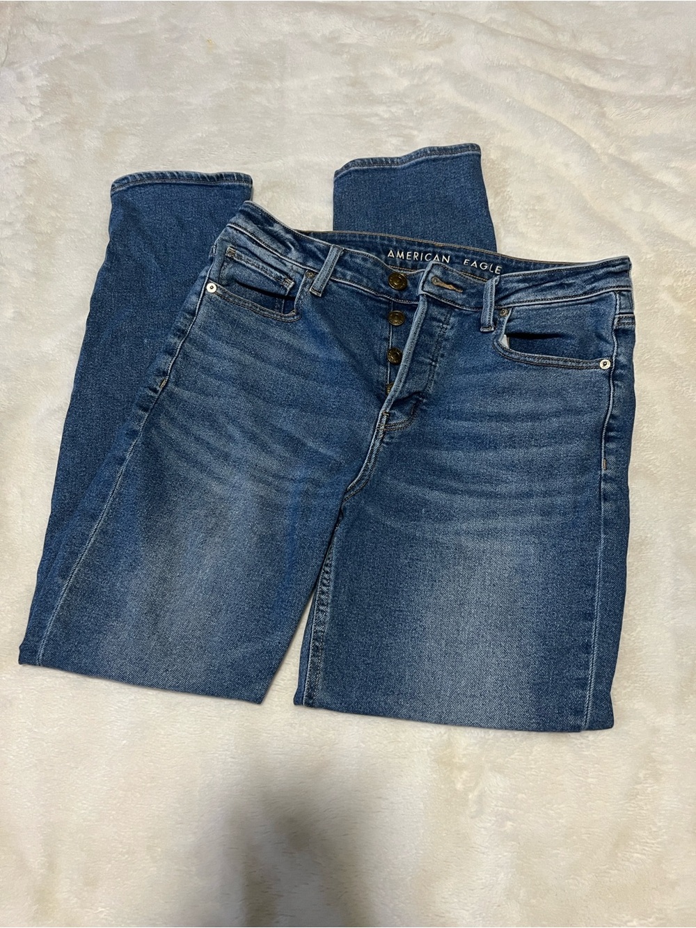 American Eagle Outfitters Women's Hi-Rise TomGirl Jeans Size 10 Long